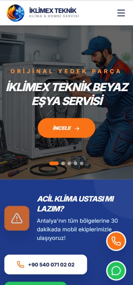 İKLİMEX Mobil Tasarım